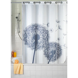 WENKO Rideau de douche anti-moisissure Astera - Polyester - 180 x 200 cm - Gris