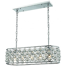 Luminaire Center Suspension en cristal SANDBANKS 5 Lumières