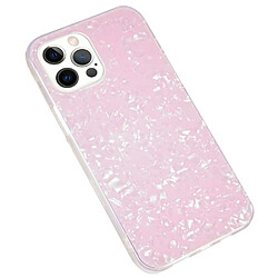 Coque en TPU + acrylique IPAKY IMD rose pour votre iPhone 12 Pro Max 6.7 pouces