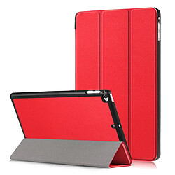 Etui en PU support triple rouge pour votre Apple iPad mini (2019) 7.9 pouces/mini 4