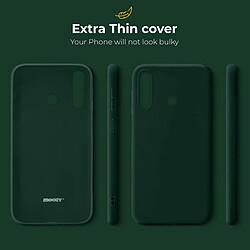 Moozy Minimalist Series Coque en silicone pour Huawei P30 Lite, vert nuit – Finition mate fine et souple en TPU pas cher