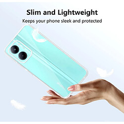 Htdmobiles Coque pour Realme C33 - housse etui silicone gel fine + film ecran - TRANSPARENT TPU