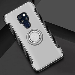 Wewoo Coque Etui de protection magnétique pour support bague rotation 360 degrés pour HuMate 20 Pro (Argent)