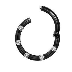 Ensemble de 2 Nez Bague Bijoux Piercing Boucles D'oreilles Clips Oreilles non percées pour Homme Femme