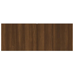 Maison Chic Ensemble de meubles TV 6 pcs | Banc TV Moderne pour salon | Meuble de Rangement - Chêne marron Bois d'ingénierie -MN91205 pas cher