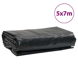 vidaXL Bâche anthracite 5x7 m 650 g/m² pas cher