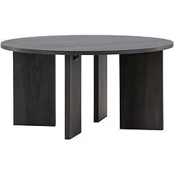 Vind Table basse ronde Askerön noir.