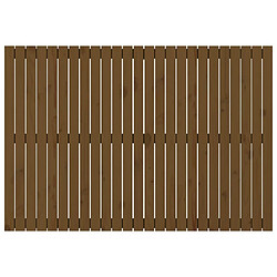 Acheter Maison Chic Tête de lit scandinave pour lit adulte,Meuble de chambre murale Marron miel 159,5x3x110cm Bois massif de pin -MN85253