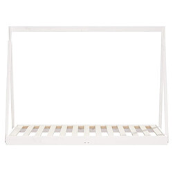 Acheter Maison Chic Lit simple Cadre de lit pour enfant,Lit d'Enfant Moderne blanc 80x160 cm bois de pin massif -MN53953