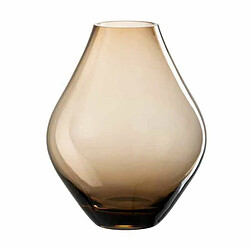 Paris Prix Vase Design en Verre Abby 24cm Ambre Marron