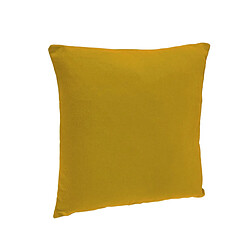 Atmosphera, Createur D'Interieur Coussin déhoussable 38x38 cm - Jaune ocre - Atmosphera