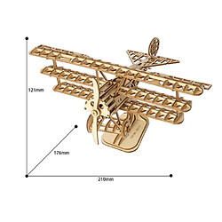 Acheter RedMiter Puzzle 3D En Boîte Avion Triplan 145 pièces