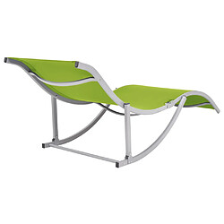 Acheter Helloshop26 Lot de deux chaises longues pliables textilène vert 02_0011954