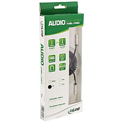 Avis Câble spiral audio InLine® Slim Audio 3.5 mm mâle à mâle 4 broches stéréo 2 m