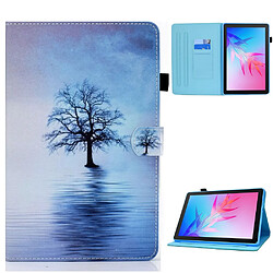 Etui en PU magnétique avec support pour Huawei Enjoy Tablet 2/MatePad T 10 9.7 pouces/T 10S 10.1 pouces/Pad X6 9.7 pouces - arbre