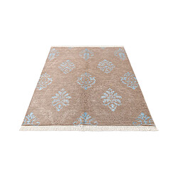 Avis Vidal Tapis de laine 193x130 brun Darya