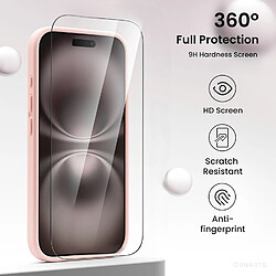 Avis Coque Silicone Rose + Verre Trempe Pour iPhone 16 Little Boutik©