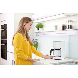 Braun cafetière électrique pour 10 tasses 1000w blanc