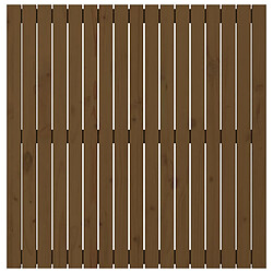 Avis vidaXL Tête de lit murale Marron miel 108x3x110 cm Bois massif de pin