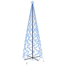 vidaXL Arbre de Noël cône 1400 LED Bleues 160x500 cm