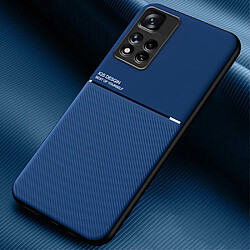 Coque en TPU + PU antichoc bleu pour votre Xiaomi Redmi Note 11 Pro Plus/Redmi Note 11 Pro