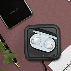 Avis Avizar Coque Samsung Galaxy Buds Souple Anti-traces Antichoc Compatible Qi Noir