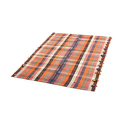 Vidal Tapis de laine 188x143 orange Jajim