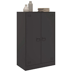 Acheter vidaXL Buffet noir 67x39x107 cm acier