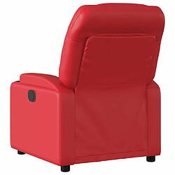 Acheter Maison Chic Fauteuil Relax pour salon, Fauteuil de massage inclinable électrique rouge similicuir -GKD59492