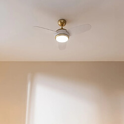 Ventilateur de Plafond avec Lumière Cecotec EnergySilence Aero 4265 Blanc Doré 18 W 65 W