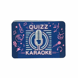 Paris Prix Jeu de 60 Cartes Quizz Karaoké 9cm Bleu