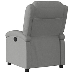 Acheter vidaXL Fauteuil inclinable électrique Gris foncé Tissu