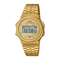 Montre vintage - CASIO - Multifonctions - Doree