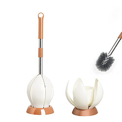 Universal Ensemble de brosses de toilette à fermeture automatique, salle de bains et salle de bains, pas d'angle mort, brosse de nettoyage, brosse de toilette et étagère