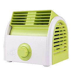 Wewoo Ventilateur vert pour le dortoir / chambre à coucher / salon / bureau, 3 genres modes de vitesse, CA 220V Turbine de 30W aucune lame mini muet de bureau