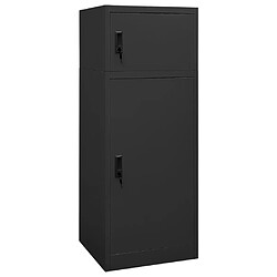 vidaXL Armoire à selles Anthracite 53x53x140 cm Acier