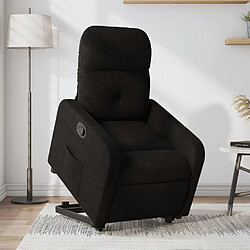 Maison Chic Fauteuil Relax pour salon, Fauteuil inclinable noir tissu -GKD73718