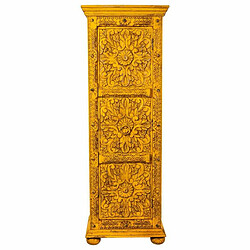 Avis Armoire Alexandra House Living Jaune Fer Bois de manguier 40 x 149 x 53 cm