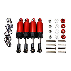 4pcs Amortisseur Amortisseur Pour D90 MN-90 MN-99 MN-91 FJ-45 1/12 RC Voiture Rouge