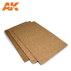 Ak Interactive Cork Sheet – Coarse Grained 200x300x2mm - Décor Modélisme