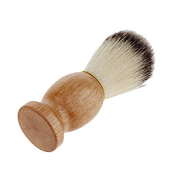 Acheter Vintage Blaireau de Rasage Dense et Doux Brosse à Raser à Manche en Bois pour Hommes Barbiers