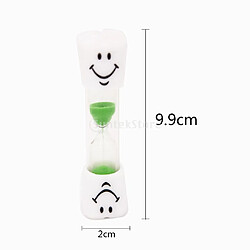 Acheter brosse à dents minuterie sablier enfants sourire sable oeuf horloge minuterie 3 min vert