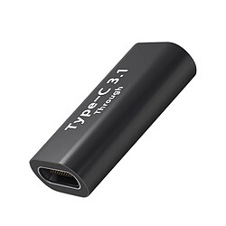 Avizar Adaptateur Rallonge USB-C Femelle vers USB-C Femelle Design Compact Noir