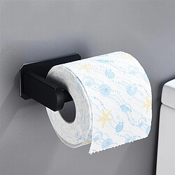 Avis Universal Porte-papier toilette sans trou Porte-papier rouleau Porte-papiers en acier inoxydable pour salle de bains Noir | Porte-papiers (noir)