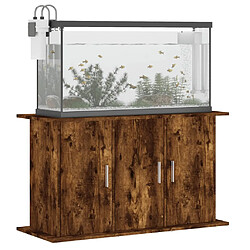 Avis vidaXL Support pour aquarium chêne fumé 101x41x58 cm bois d'ingénierie