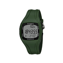 YP Select Montre étanche à enregistrement de temps de mouvement de montre électronique 3D-Vert