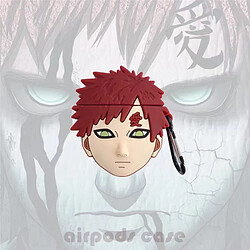 GUPBOO Airpods Coque Housse Étui Protecteur Compatible pour AirPods1/2-Anime Naruto Gaara Silicone