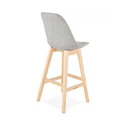 Acheter Kokoon Design Tabouret de bar design QOOP GREY 48x56x112 cm