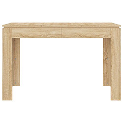 Acheter Maison Chic Table de salle à manger,Table à dîner Chêne sonoma 120 x 60 x 76 cm Aggloméré -GKD44836