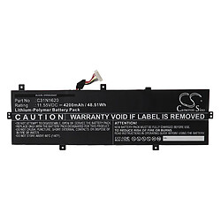 vhbw Batterie remplacement pour Asus B0B200-02370000, C31N1620 pour ordinateur portable (4200mAh, 11,55V, Li-polymère)